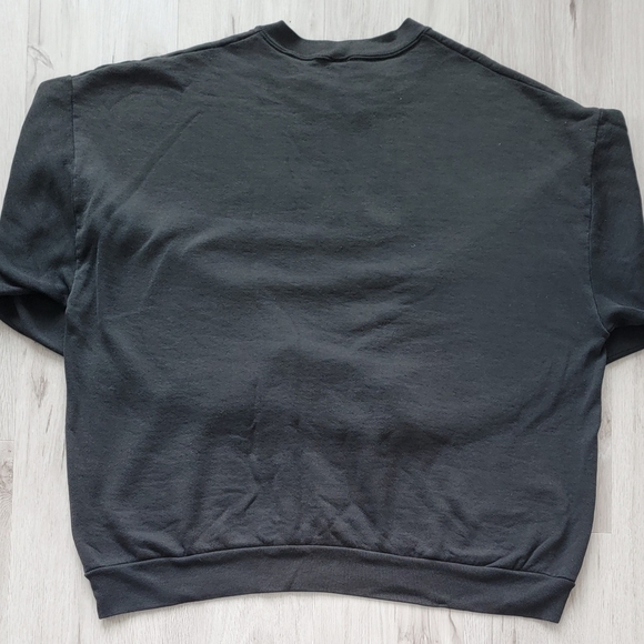 American Vintage | Jerzees Made in USA  black crewneck sweatshirt | MENS XXL - Picture 7 of 7